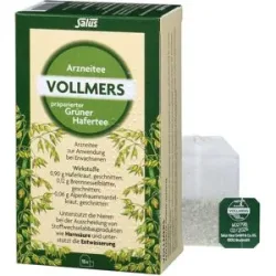 Vollmers präparierter grüner Hafertee Filterbeutel
