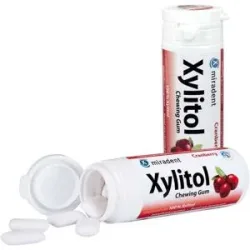 Miradent Zahnpflegekaugummi Xylitol Cranberry