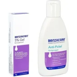 Benzaknen 5% + Benzacare Anti-Pickel Reinigungsgel