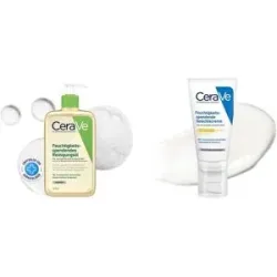 Cerave Set für sehr trockene Haut: Reinigungsöl & Gesichtscreme