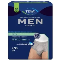 Tena Men Act.fit Inkontinenz Pants Norm.l/xl Grau
