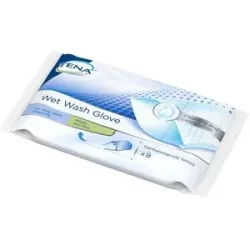 Tena Wet Wash Glove parfümiert 15x23 cm blau