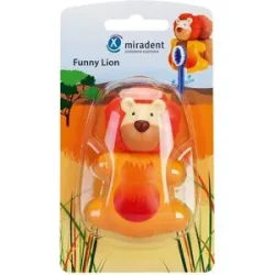Miradent Kinderzahnbürstenhalter Funny Löwe