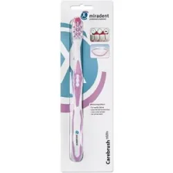 Miradent Carebrush white pink Zahnbürste