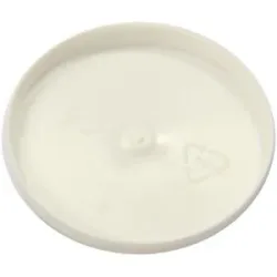 Einnehmeglas-deckel Kunststoff weiss