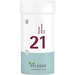 Schüßler-Salze Biochemie Pflüger 21 Zincum chloratum D6 Tbl.