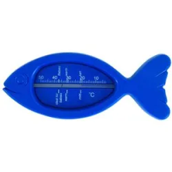 Badethermometer Fisch blau