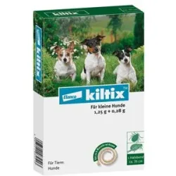 Kiltix Halsband für kleine Hunde gegen Zecken und Flöhe