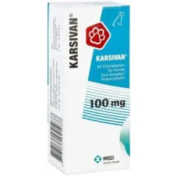 Karsivan 100 veterinär Filmtabletten
