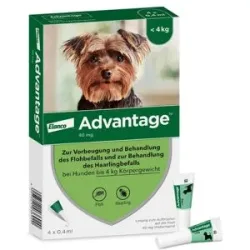 Advantage Spot-On für Hunde bis 4 kg