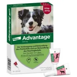 Advantage Spot-On für Hunde von 10 bis 25 kg Körpergewicht