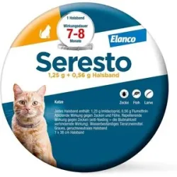 Seresto Halsband für Katzen gegen Zecken und Flöhe