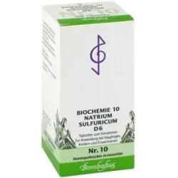 Biochemie 10 Natrium sulfuricum D6 Tabletten Bombastus