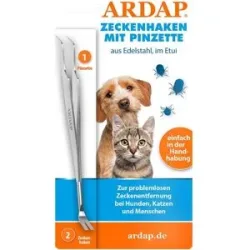 Ardap Zeckenhaken Mit Pinzette Aus Edelstahl