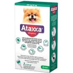 Ataxxa 200 mg/40 mg Lösung zum Auftropfen für Hunde bis 4 kg