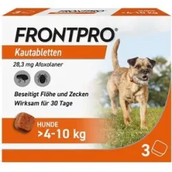 FRONTLINE FRONTPRO Kautabletten für Hunde 4-10 kg