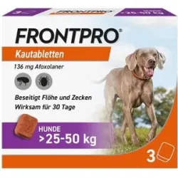 FRONTLINE FRONTPRO Kautabletten für Hunde 25-50 kg