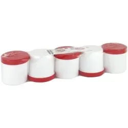 Salbenkruke Weiß 250 G M.schraubdeckel Rot