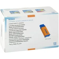Vitrex Lanzetten 21 G 2,2 mm orange