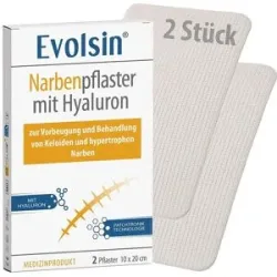 Evolsin Narbenpflaster mit Hyaluron 10x20 cm