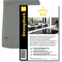 Induction Kings® Premium Trockentuch M ? Induktions- & Glas-Trockentuch, 1 Stück