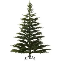 Höffner Deko Tannenbaum   ¦ grün ¦ Kunststoff,Metall ¦ Maße (cm): H: 210