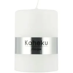 Höffner Zylinderkerze  Powder ¦ weiß ¦ Maße (cm): H: 10  Ø: 6.8