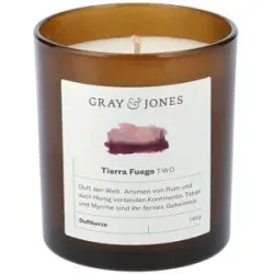 Gray & Jones Duftkerze  Tierra Fuego TWO ¦ Glas,Wachs ¦ Maße (cm): H: 7,5  Ø: 7