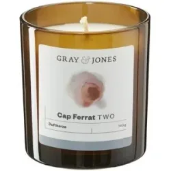 Gray & Jones Duftkerze  Cap Ferrat TWO ¦ Glas,Wachs ¦ Maße (cm): H: 7,5  Ø: 7