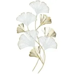 Höffner Wanddekoration  Ginkgo ¦ gold ¦ Metall ¦ Maße (cm): B: 50,8 H: 90,2 T: 3.8