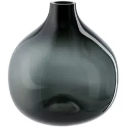 Peill+Putzler Vase   ¦ grau ¦ Glas ¦ Maße (cm): H: 26  Ø: 24