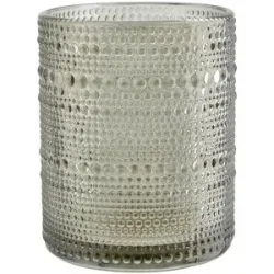 Höffner Windlicht   ¦ braun ¦ Glas ¦ Maße (cm): H: 12,6  Ø: 10.2