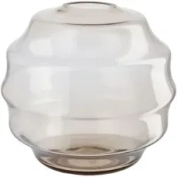 Peill+Putzler Vase   ¦ braun ¦ Glas ¦ Maße (cm): H: 19,5  Ø: 20.5