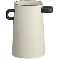 ASA SELECTION Vase Rayu   ¦ weiß ¦ Steingut ¦ Maße (cm): H: 21,5  Ø: 13.5