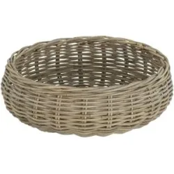 HOME STORY Rattankorb   ¦ braun ¦ Rattan ¦ Maße (cm): H: 15  Ø: 46