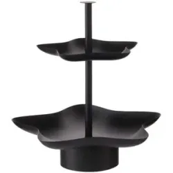HOME STORY Etagere Stern   ¦ schwarz ¦ Metall ¦ Maße (cm): B: 28 H: 31