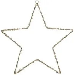 Höffner LED Stern   ¦ silber ¦ Eisen ¦ Maße (cm): H: 2,5  Ø: 51