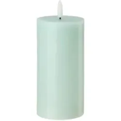 HOME STORY LED Kerze   ¦ blau ¦ Paraffin,Kunststoff ¦ Maße (cm): H: 18  Ø: 7.5