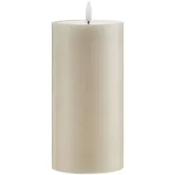 HOME STORY LED Kerze   ¦ braun ¦ Paraffin,Kunststoff ¦ Maße (cm): H: 23  Ø: 10
