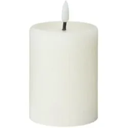 HOME STORY LED Kerze   ¦ weiß ¦ Paraffin,Kunststoff ¦ Maße (cm): H: 10  Ø: 7.5