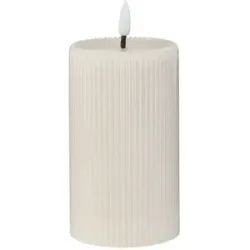 HOME STORY LED Kerze   ¦ grau ¦ Paraffin,Kunststoff ¦ Maße (cm): H: 13  Ø: 7.5