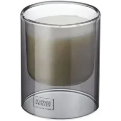 SCHÖNER WOHNEN Kollektion Duftkerze   ¦ grau ¦ Glas,Wachs ¦ Maße (cm): H: 11  Ø: