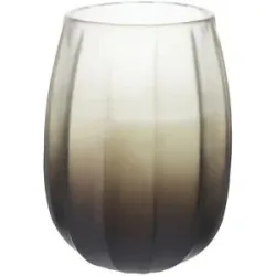 Höffner Kerze im Glas   ¦ grau ¦ Paraffin,Glas ¦ Maße (cm): H: 20,32  Ø: 16.51