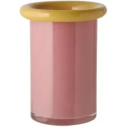 HOME STORY Vase   ¦ rosa/pink ¦ Glas ¦ Maße (cm): H: 17  Ø: 12