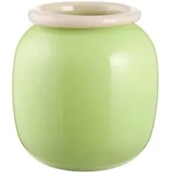 HOME STORY Vase   ¦ grün ¦ Glas ¦ Maße (cm): H: 18  Ø: 16.5