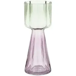 HOME STORY Vase   ¦ mehrfarbig ¦ Glas ¦ Maße (cm): H: 30,5  Ø: 12