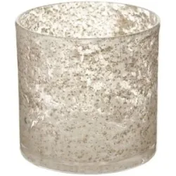 HOME STORY Teelichtglas   ¦ gold ¦ Glas ¦ Maße (cm): H: 8,5  Ø: 8.5