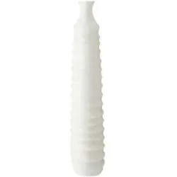 HOME STORY Deko Vase   ¦ weiß ¦ Polyresin (Kunstharz) ¦ Maße (cm): H: 75  Ø: