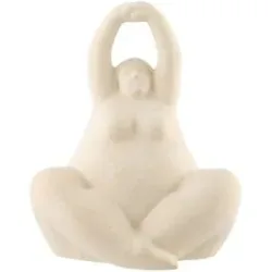 Höffner Deko Figur   ¦ creme ¦ Steinzeug,Aluminium ¦ Maße (cm): B: 13,5 H: 22,5