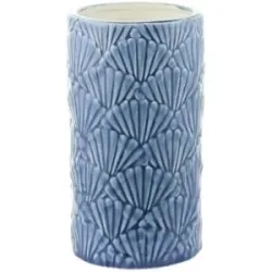 HOME STORY Vase   ¦ blau ¦ Porzellan ¦ Maße (cm): H: 20  Ø: 11